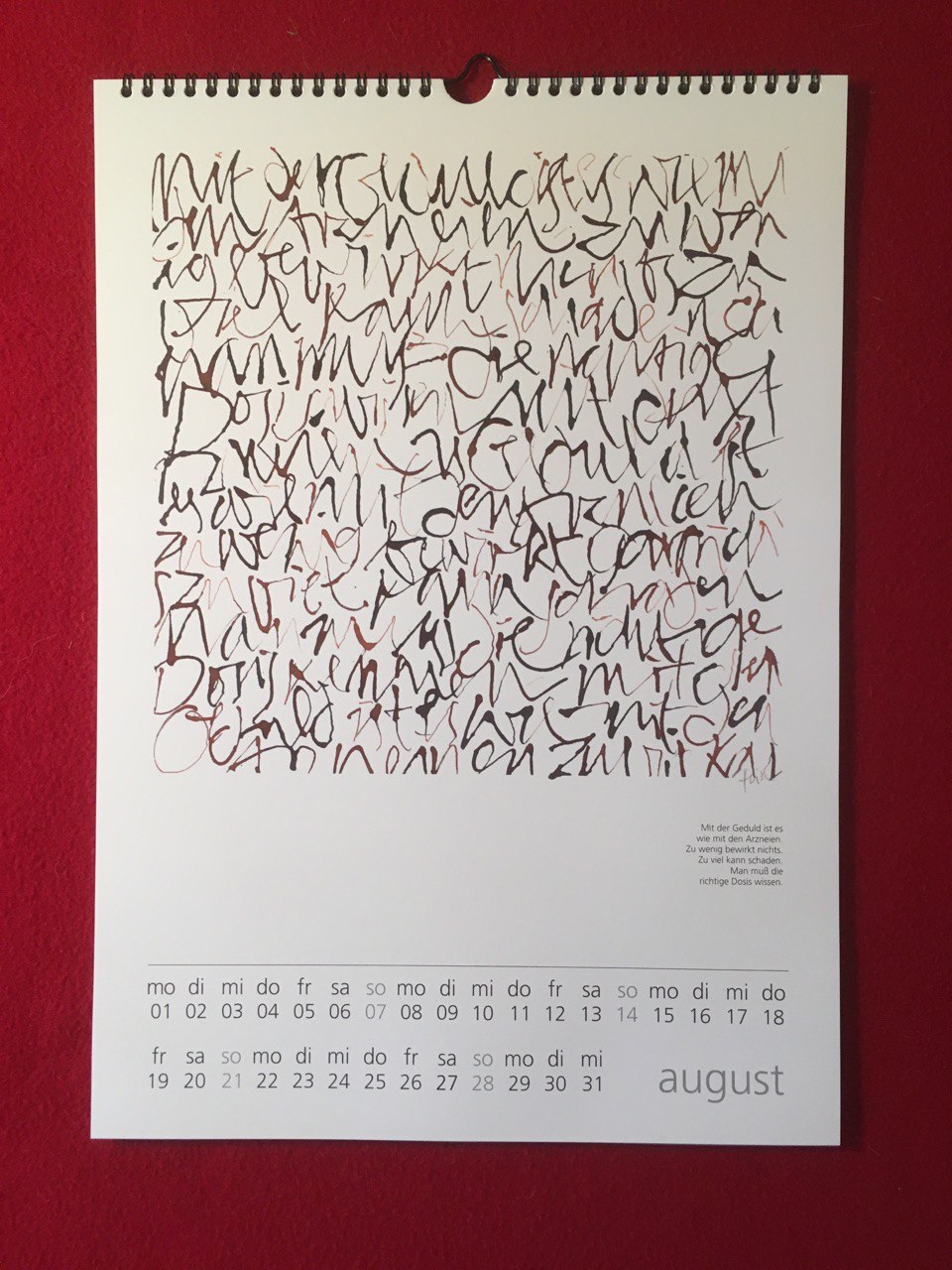 Kalenderblatt August2022